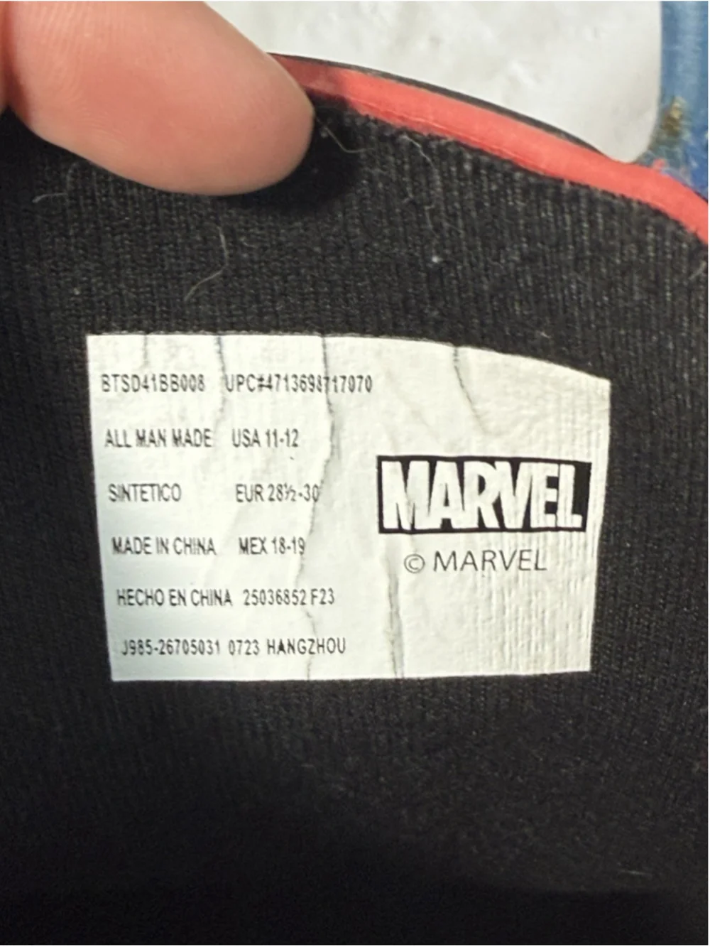 MARVEL SPIDERMAN Boy's Multi-Size RAIN BOOTS Waterproof size 11-12